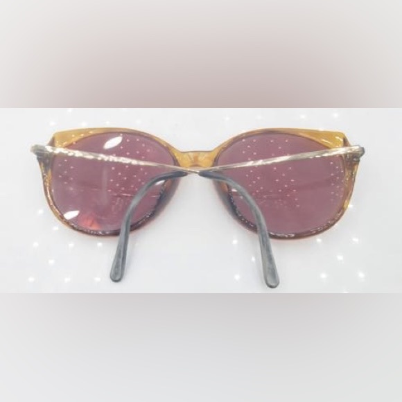 Vintage Viennaline Brown Gold Oval Sunglasses Frames - Picture 5 of 5